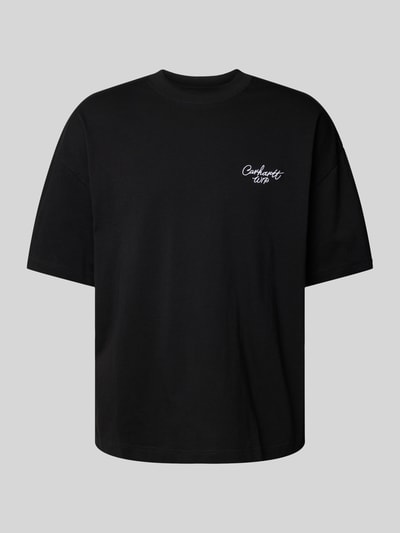Carhartt Work In Progress T-Shirt mit geripptem Rundhalsausschnitt Black 2