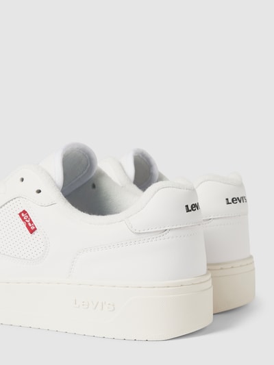 Levi’s® Acc. Sneaker aus Leder-Mix Modell 'GLIDE' Weiss 2