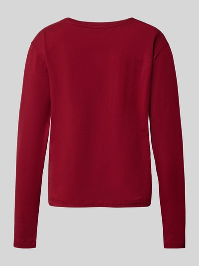 BOSS Regular Fit Pyjama-Oberteil aus Baumwoll-Mix  Rot 5