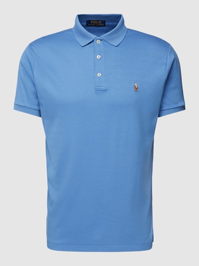 Polo Ralph Lauren Slim Fit Poloshirt mit Logo-Stitching Ocean 2