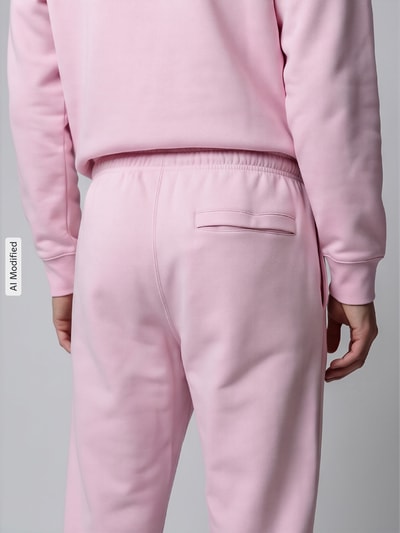 Nike Regular Fit Sweathose aus Baumwoll-Mix Hellrosa 3