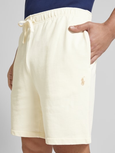 Polo Ralph Lauren Regular fit sweatshorts met tunnelkoord Beige - 3