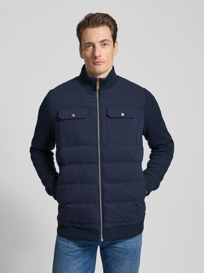 Fynch-Hatton Jacke mit Brusttaschen Marine 4