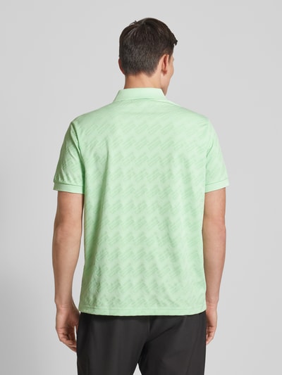 BOSS Green Regular Fit Poloshirt mit Allover-Muster Modell 'Pirax' Hellgruen 5