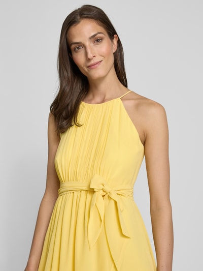Jake*s Cocktail Cocktailkleid mit Raffungen Gelb 3