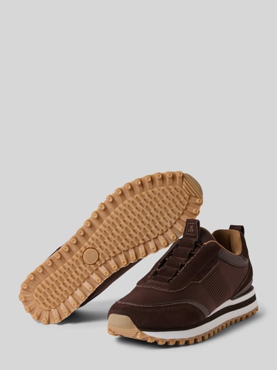 Marc O'Polo Sneakersy niskie z welurowej skóry bydlęcej Ciemnobrązowy 4