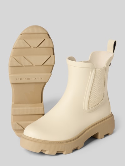 Tommy Hilfiger Gummistiefel mit profilierter Sohle Offwhite 4