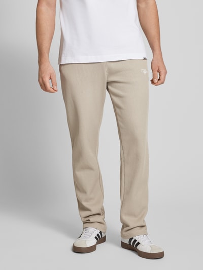 Pegador Sweatbroek met elastische band Taupe - 4