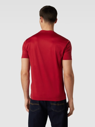 Emporio Armani T-Shirt mit Motiv-Stitching Rot 5