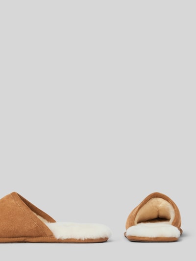 UGG Slippers met labelprint, model 'SCUFF' Cognac - 2