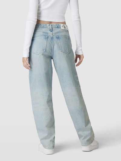 Calvin Klein Jeans Straight Leg Jeans im 5-Pocket-Design Modell '90 S STRAIGHT' Hellblau 5