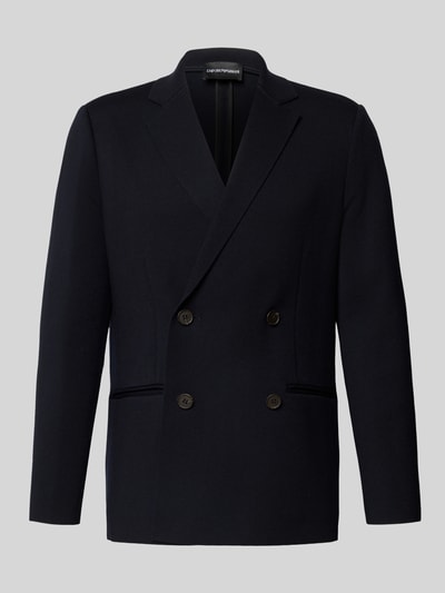 Emporio Armani 2-Knopf-Sakko mit Reverskragen Marine 2