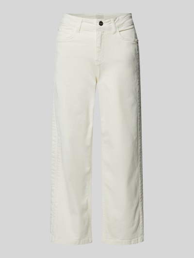 Milano Italy Regular Fit Culotte im 5-Pocket-Design Offwhite 2