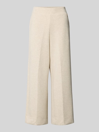 MOS MOSH Sweatpants aus Viskose-Mix mit Label-Detail Modell 'Namara' Beige 2