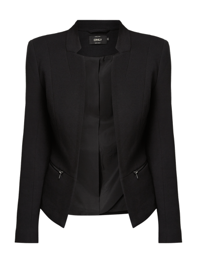 Only Blazer mit nach innen gekehrtem Reverskragen Black 2