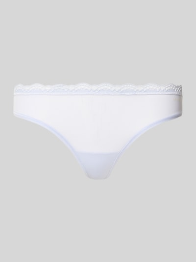 Calvin Klein Underwear String in semi-transparant design Blauw - 1