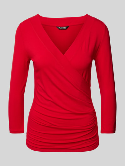 Lauren Ralph Lauren Regular Fit Blusenshirt aus Viskose-Mix Modell 'ALAYJA' Rot 2