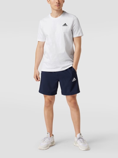 ADIDAS SPORTSWEAR T-Shirt mit Label-Stitching Weiss 1