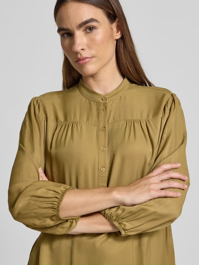 More & More Bluzka z krótką listwą guzikową Khaki 3