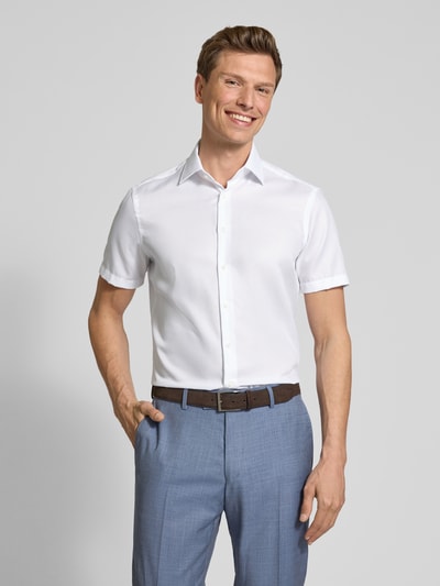 Christian Berg Men Regular Fit Business-Hemd mit Kentkragen Weiss 4