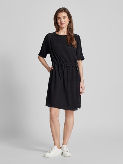 Marc Cain Knielanges Kleid mit Tunnelzug Black 1