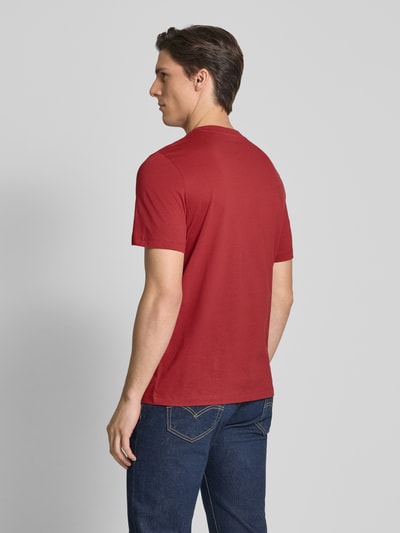 s.Oliver RED LABEL Regular Fit T-Shirt aus reiner Baumwolle mit Rundhalsausschnitt Rot 5