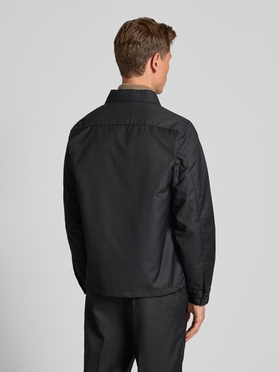 Casual Friday Regular Fit Hemdjacke mit Viskose-Anteil Modell 'Marco' Black 5