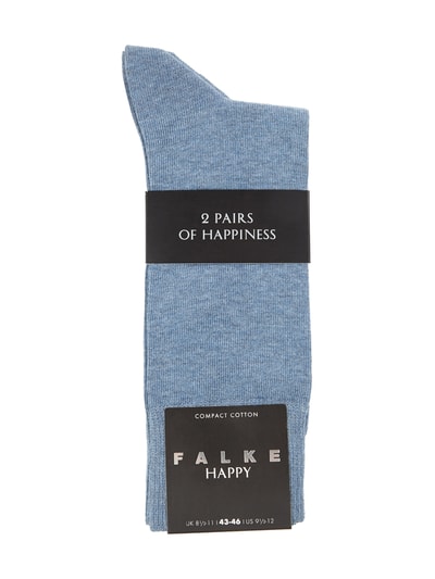 Falke Socken im 2er-Pack Jeansblau Melange 2