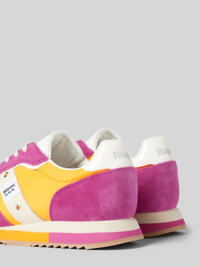 Blauer USA Sneaker im Colour-Blocking-Design Modell 'MELROSE' Pink 2