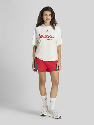 adidas Sportswear Regular Fit T-Shirt mit Logo-Applikation Offwhite 1