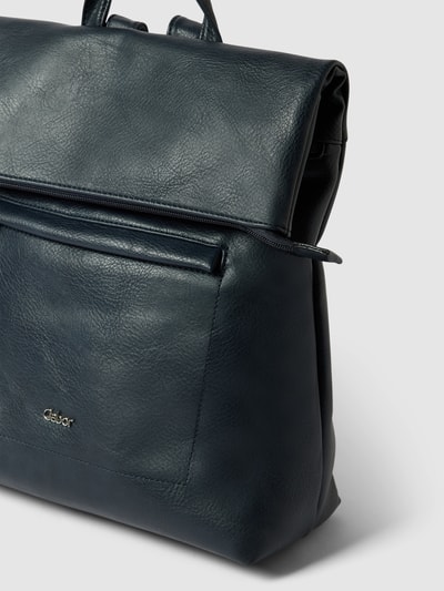 GABOR Rucksack mit Label-Applikation Modell 'MINA' Dunkelblau 3