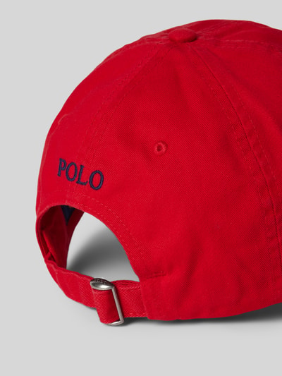 Polo Ralph Lauren Basecap mit Logo-Stitching Rot 3