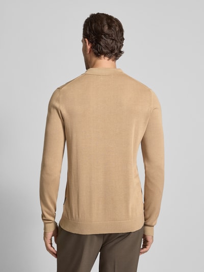 Casual Friday Strickpullover aus reiner Baumwolle Modell 'VALD' Beige 5