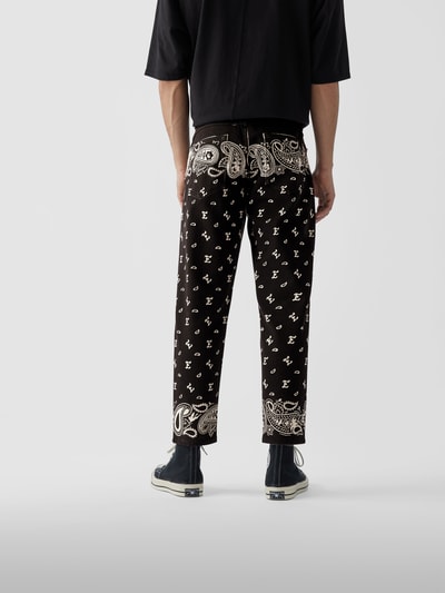 Etro Slim Fit Jeans mit Allover-Muster Black 5