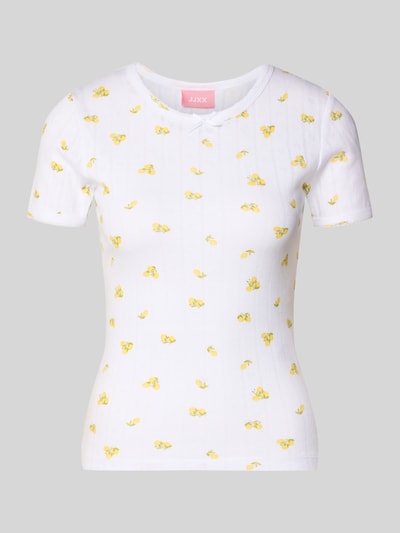 JJXX T-Shirt mit Schleifen-Detail Modell 'ELIZA' Weiss 2