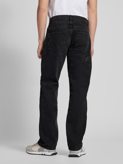 EIGHTYFIVE Straight fit jeans in 5-pocketmodel Zwart - 5