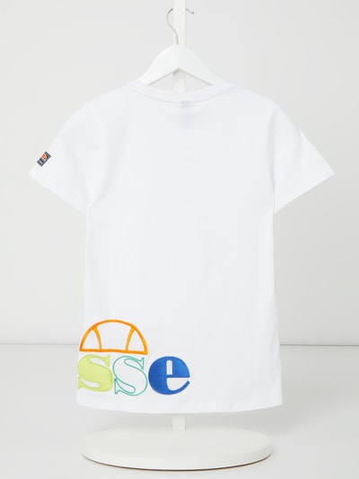 Ellesse T-shirt met logodetails, model 'Passare' Wit - 3