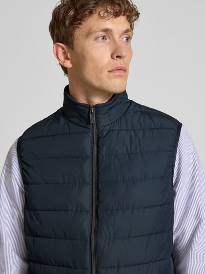 Christian Berg Men Steppweste mit Eingrifftaschen Marine 3