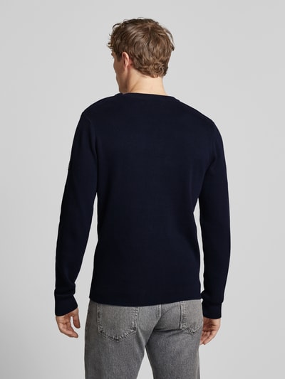 Jack & Jones Premium Strickpullover mit Rundhalsausschnitt Modell 'BLUROBSON' Marine 5