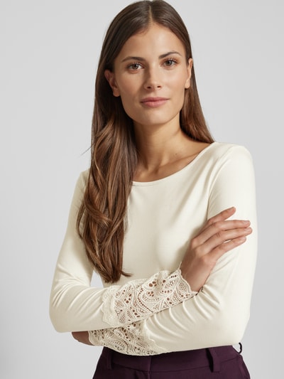 Soyaconcept Longsleeve mit Rundhalsausschnitt Modell 'MARICA' Offwhite 3