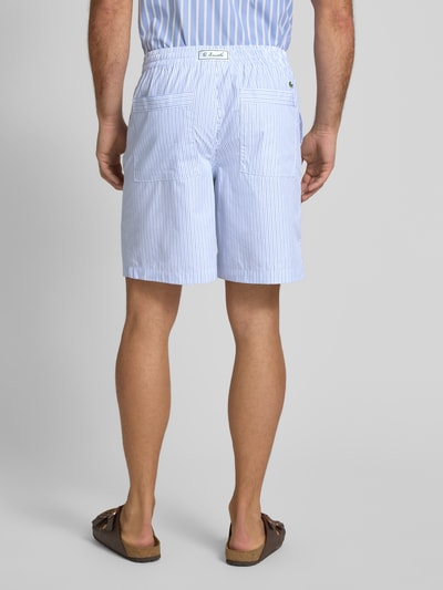 Lacoste Shorts mit elastischem Bund Hellblau 5