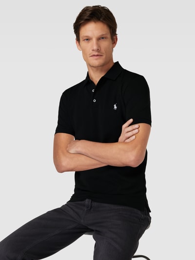 Polo Ralph Lauren Poloshirt mit Logo-Stitching Black 3