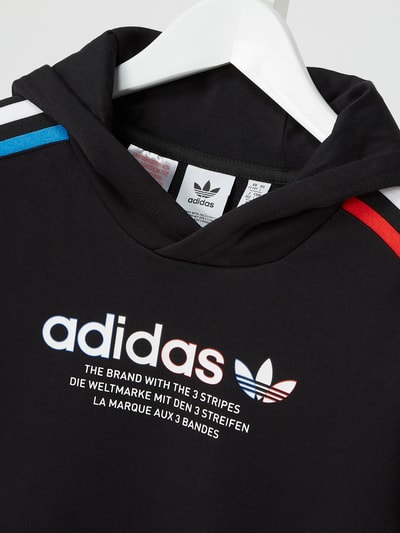 adidas Originals Hoodie mit Logo-Streifen Black 2