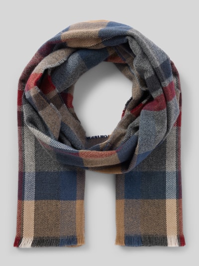 Barts Schal mit Ausfransungen Marine 1