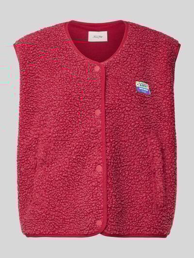 American Vintage Gilet van teddybont, model 'HOKTOWN' Felroze - 2