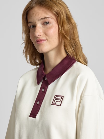 FILA Loose fit sweatshirt, model 'LAGRIO' Offwhite gemêleerd - 3