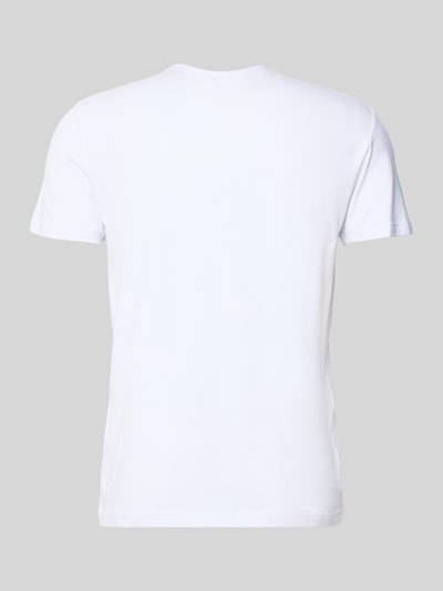 Emporio Armani T-Shirt mit Label-Print im 2er-Pack Weiss 3