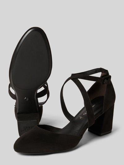 Tamaris Pumps met gekruiste riempjes Zwart - 4