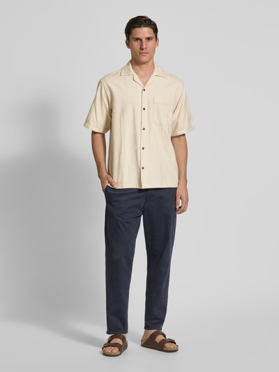 Jack & Jones Premium Vrijetijdsoverhemd met reverskraag, model 'LUKE' Lichtgrijs - 1