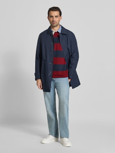 Gant Sweatshirt mit gerippten Ärmelabschlüssen Bordeaux 1